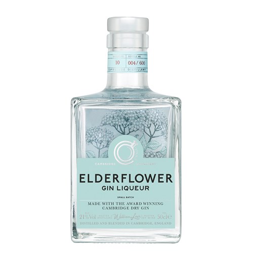 Cambridge Elderflower Gin Liqueur – Vibrant and Floral 50cl